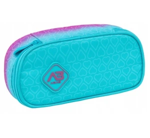 Piórnik Hexagon Mint Ombre jednokomorowy Astra