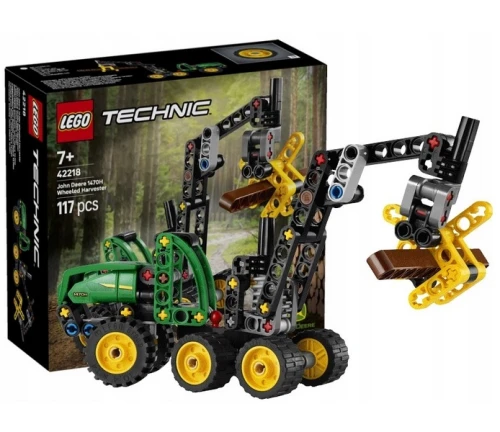 Klocki Technic 42218 Harwester kołowy John Deere 1470H 7+ Lego_100132