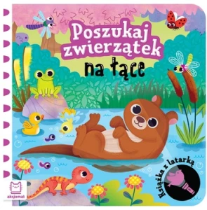 Poszukaj zwierzątek na łące Książka z latarką Aksjomat
