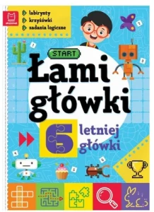 Łamigówki 6-letniej główki labirynty krzyżówki zadania logiczne wydanie 2 Aksjomat