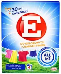 All in 1 Proszek do Prania Kolorowych i Ciemnych Tkanin 200g E