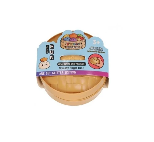 Gniotek Squishy Pierożek Buźka tęczowy 5×10 cm Bemag_100301