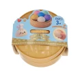 Gniotek Squishy Pierożek Buźka Tęczowy 5×10 cm Bemag_100307