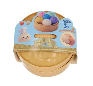 Gniotek Squishy Pierożek Buźka Tęczowy 5×10 cm Bemag