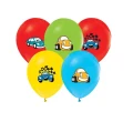 Balony Samochody (z kreskówek) 30 cm 5 szt. Godan_100324