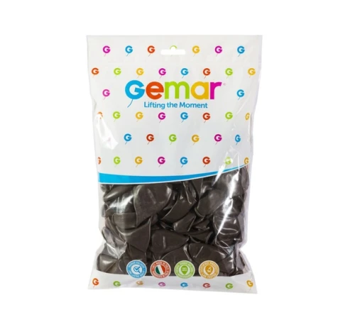 Balony Pastelowe Brązowe G90 25cm 100szt. Gemar_100330