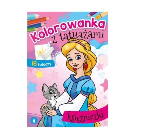 Kolorowanka z Tatuażami Księżniczki 16str. Skrzat