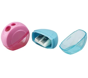 Temperówka Plastikowa Podwójna Flamingo Titanum
