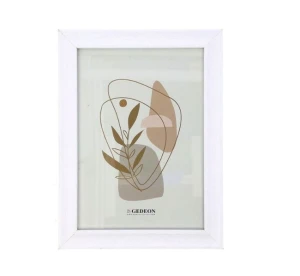 Ramka Drewniana A4 Biała 21x29,7 cm Gedeon