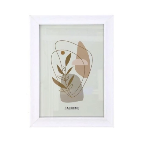 Ramka Drewniana A4 Biała 21x29,7 cm Gedeon_100554