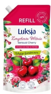 Mydło w płynie do rąk zapas zmysłowa wiśnia 900 ml Luksja