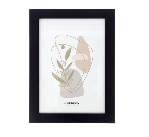Ramka Drewniana A4 Czarna 21 × 29,7 cm Gedeon_100558