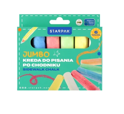 Kreda chodnikowa Jumbo 6kol. Starpak_100673