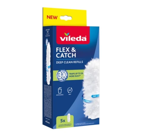 Wkłady do miotełki do kurzu Flex Catch 5 szt. Vileda_100679