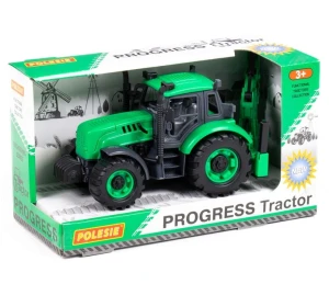 Traktor koparka zielona 26×12×15cm Polesie