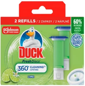 Żelowy Krążek do Toalety Lime Zapas 2 x 36ml Fresh Discs Duck 