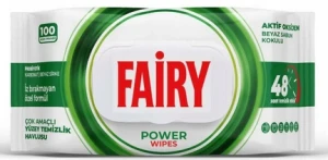Chusteczki czyszczące uniwersalne 100szt. białe mydło Fairy