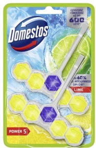 Kostka do WC Zawieszka 2 x 50G Power 5 Lime Domestos
