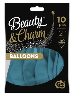Balony pastelowe Ocean Blue 30 cm 10 szt Godan_100907
