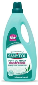 Płyn Uniwersalny Do Mycia i Dezynfekcji Podłóg i Innych Powierzchni o Zapachu eukaliptusa 1l Sanytol
