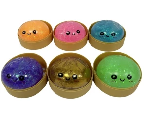 Gniotek Pierożek 6,5 cm Kawaii Glitter Slime Mega Creative
