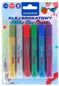 Klej brokatowy 6szt Starpak