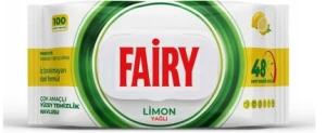 Chusteczki czyszczące uniwersalne Lemon 100 szt. cytryna Fairy