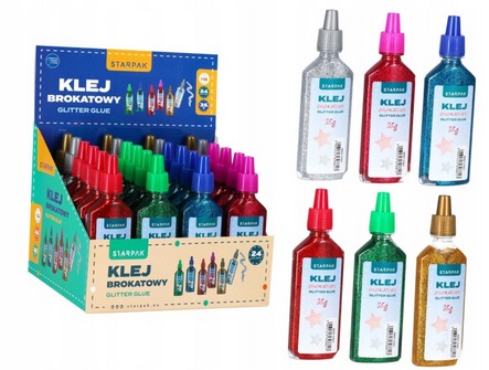 Klej brokatowy 1szt mix Starpak_101051