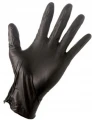 Rękawiczki jednorazowe nitrylowe bezpudrowe czarne M 100szt. Master Glove_101059