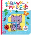 Zabawy malucha z kotkiem Aktywizująca książeczka z naklejkami puzzlami Aksjomat_101128