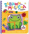 Zabawy malucha z żabką Aktywizująca książeczka z naklejkami puzzlami Aksjomat_101122