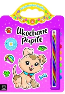 Ukochane pupile Malowanka z naklejkami Zaczarowana kredka  Aksjomat
