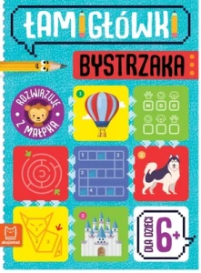Rozwiązuję z małpką Dla dzieci 6+ Łamigłówki bystrzaka Aksjomat