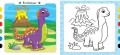 Lubię kolorować Dinozaury Kredka segmentowa Aksjomat_101215