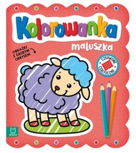 Kolorowanka maluszka Obrazki z grubym obrysem Czerwone ciasteczko Aksjomat