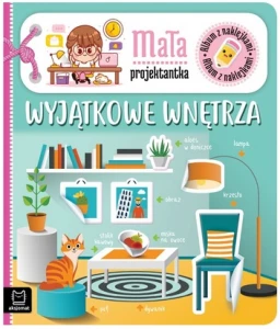 Album z naklejkami mała projektantka wyjątkowe wnętrza Aksjomat 
