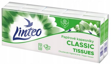Chusteczki Higeniczne 2 Warstwy Bezzapachowe Miękkie 10 szt. Linteo_100763
