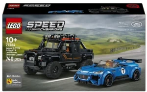 Klocki konstrukcyjne speed Champions Jaguar Project 7 i Land Rover Defender Lego
