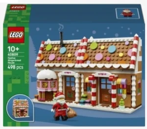 Klocki konstrukcyjne świąteczna chatka z piernika Lego
