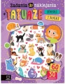 Zadania do naklejania + tatuaże Pieski i kotki 60 naklejek i 30 tatuaży Aksjomat_101508