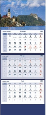 Kalendarz  trójdzielny kościół 2027 T-105T-6 Michalczyk i Prokop_94883