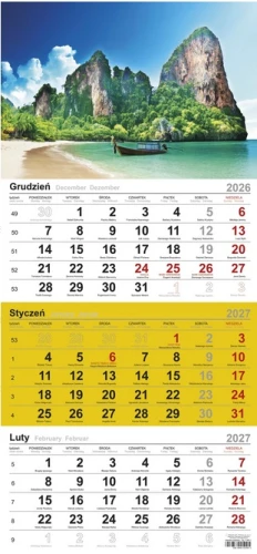 kalendarz  trójdzielny 2027 T-106T-03 Michalczyk i Prokop_101700