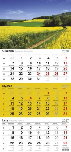 kalendarz  trójdzielny 2027 T-106T-02 Michalczyk i Prokop_101699