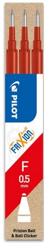 Wkłady wymazywalne Frixion 0,5 czerwone 1szt Pilot_100860