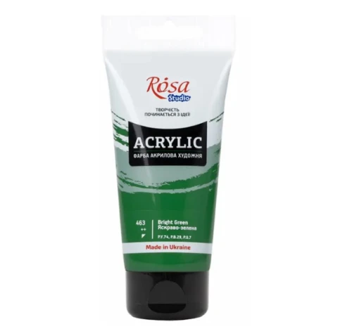 Farba Akrylowa Rosa Studio 463 Bright Green 75 ml Koh-I-Noor_101730