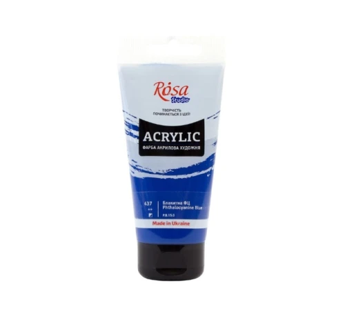 Farba Akrylowa Rosa Studio 437 Phthalocyanine Blue 75 ml Koh-I-Noor_101770