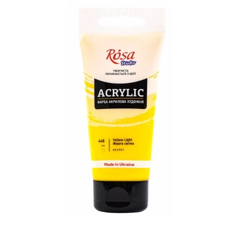 Farba Akrylowa Rosa Studio 446 Yellow Light 75 ml Koh-I-Noor_101772
