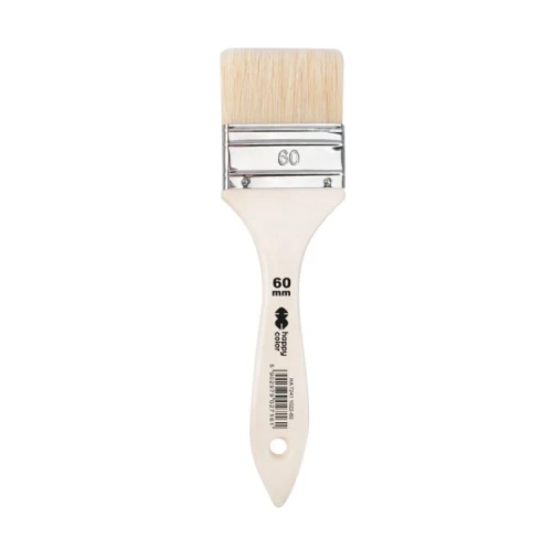 Pędzel Płaski Szczecina 60 mm Happy Color_101786