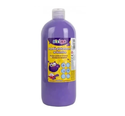 Farba Plakatowa Fioletowa 1000 ml Strigo_101778