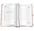 Kalendarz książkowy 2027 A5 Metallic Peony dzienny 384 str. Interdruk_101904